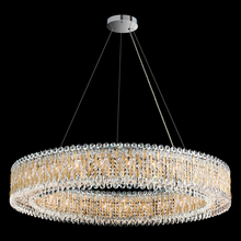  RS8350N-06R - Sarella 27 Light 120V Pendant in White with Clear Radiance Crystal