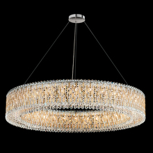  RS8351N-51R - Sarella 32 Light 120V Pendant in Black with Clear Radiance Crystal