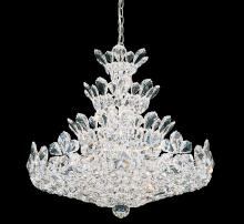  5858R - Trilliane 24 Light 120V Chandelier in Polished Stainless Steel with Clear Radiance Crystal