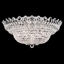  5877R - Trilliane 23 Light 120V Flush Mount in Polished Stainless Steel with Clear Radiance Crystal