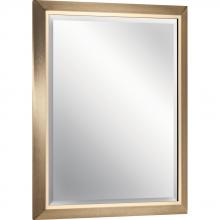  41011CPZ - 24" Rectangular Mirror in Champagne Bronze