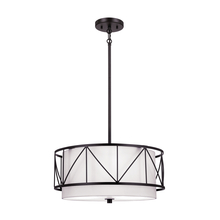  52075BK - Pendant/Semi Flush 3Lt