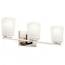  55017PN - Roehm™ 3 Light Vanity Light Polished Nickel