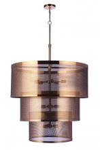  58992-SB - Mesh 12 Light Pendant in Satin Brass