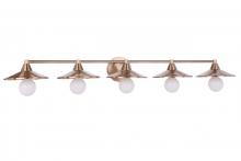  12546SB5 - Isaac 5 Light Vanity in Satin Brass