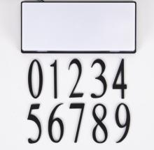  AP-4-FB - Surface Mount Address Plaque Number - 4