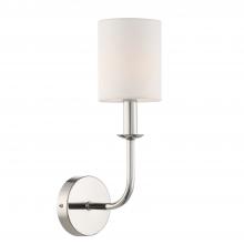  BAI-A2101-PN - Bailey 1 Light Polished Nickel Sconce