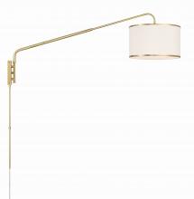  MAL-601-SB - Mallory 1 Light Soft Brass Task Sconce