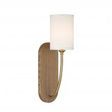  PRE-461-VG-WD - Preston 1 Light Vibrant Gold Sconce