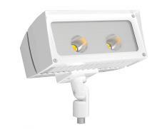 RAB Lighting FFLED26NB44W/480 - Flood 3498 Lumens Ffled 26W LED 4000K neutral arm 480V 4X4 white