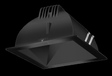  NDLED4SD-80YY-B-B - RECESSED DOWNLIGHTS 12 LUMENS NDLED4SD 4 INCH SQUARE UNIVERSAL DIMMING 80 DEGREE BEAM SPREAD 2700K