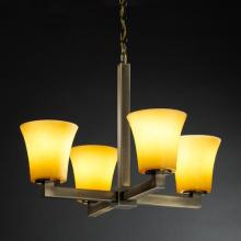  CNDL-8829-10-CREM-NCKL - Modular 4-Light Chandelier