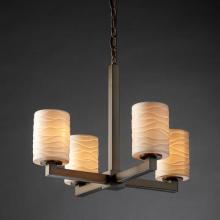  POR-8829-10-BANL-NCKL - Modular 4-Light Chandelier