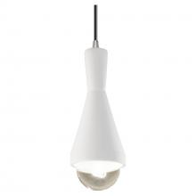  CER-6520-WHT-NCKL-BKCD-LED1-700 - Erlen 1-Light Pendant