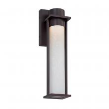  FSN-7162W-ETCH-MBLK - Wooster LED 15” Outdoor Wall Sconce