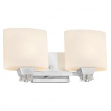  FSN-8472-30-OPAL-CROM-LED2-1400 - Ardent 2-Light LED Bath Bar