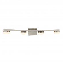  FSN-8994-OPAL-NCKL - Puck 4-Light LED Bath Bar