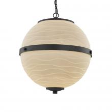  PNA-8040-WAVE-MBLK - Imperial 17" Hanging Globe