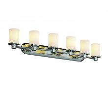  FSN-8516-10-RBON-NCKL - Rondo 6-Light Bath Bar