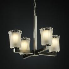  GLA-8829-16-AMBR-NCKL - Modular 4-Light Chandelier