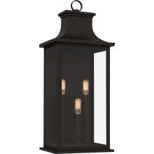  ABY8409OZ - Abernathy 3-Light Old Bronze Outdoor Wall Lantern