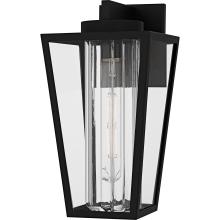  JET8407MBK - Jett 1-Light Matte Black Outdoor Wall Lantern