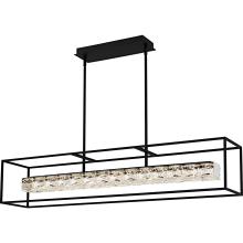  PCDZ148MBK - Dazzle Matte Black Linear Chandelier