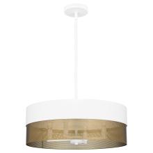  QP6740W - Alani 4-Light Matte White Pendant Light