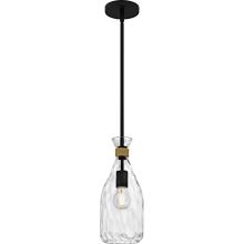  QPP6782MBK - Govada 1-Light Matte Black Mini Pendant