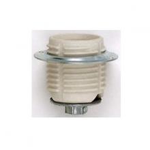  80/1647 - Keyless Threaded Porcelain Socket With 1/8 IP Cap, Ring, And Spring Contact For 4KV; Unglazed; 660W;