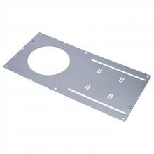  80/865 - 4-Inch Asymmetric New Construction Recessed Downlight Mounting Plate; Flat