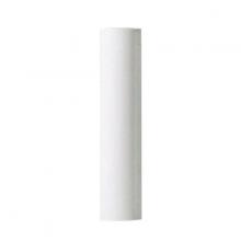  90/902 - Plastic Candle Cover; White Plastic; 13/16" Inside Diameter; 7/8" Outside Diameter;