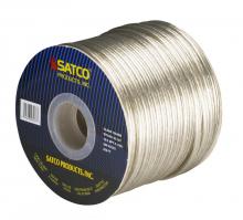  93/167 - Lamp And Lighting Bulk Wire; 16/2 SPT-2 105C; 250 Foot/Spool; Clear Silver