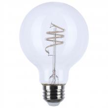  S11522 - 6 Watt LED; Reminiscent; Flex Gray Coil Filament; G25; Medium Base; 2700K CCT; Clear; 120 Volt