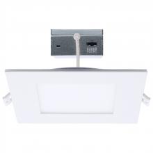  S11889 - 12 Watt LED Direct Wire Downlight with Night Light; 6 Inch; Remote Driver; CCT Selectable; Dimmable;