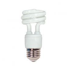 Satco Products Inc. S5509 - 11 Watt; Mini Spiral Compact Fluorescent; 5000K; 82 CRI; Medium base; 120 Volt