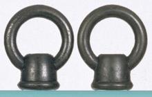  S70/257 - 2 Female Loops; Black Finish