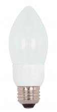 Satco Products Inc. S7316 - 5 Watt; B11 Compact Fluorescent; 5000K; 82 CRI; Medium base; 120 Volt