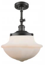  201F-OB-G531-LED - Oxford - 1 Light - 7 inch - Oil Rubbed Bronze - Semi-Flush Mount