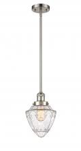  201S-SN-G664-7-LED - Bullet - 1 Light - 7 inch - Brushed Satin Nickel - Stem Hung - Mini Pendant