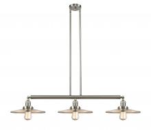 Innovations Lighting 213-SN-MFR-SN-12-LED - Appalachian - 3 Light - 45 inch - Brushed Satin Nickel - Stem Hung - Adjustable Island Light