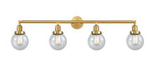  215-SG-G204-6 - Beacon - 4 Light - 42 inch - Satin Gold - Bath Vanity Light