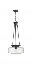  221-1P-OB-G694-16 - Bridgeton - 1 Light - 16 inch - Oil Rubbed Bronze - Chain Hung - Pendant