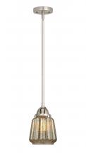 Innovations Lighting 288-1S-SN-G146-LED - Chatham - 1 Light - 7 inch - Brushed Satin Nickel - Cord hung - Mini Pendant