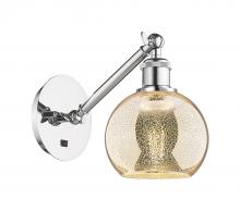 Innovations Lighting 317-1W-PC-G128-6 - Athens - 1 Light - 6 inch - Polished Chrome - Adjustable Sconce