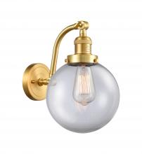  515-1W-SG-G202-8-LED - Beacon - 1 Light - 8 inch - Satin Gold - Sconce