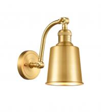Innovations Lighting 515-1W-SG-M9-SG-LED - Addison - 1 Light - 5 inch - Satin Gold - Adjustable Sconce
