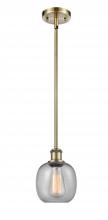 Innovations Lighting 516-1S-AB-G104-LED - Belfast - 1 Light - 6 inch - Antique Brass - Mini Pendant
