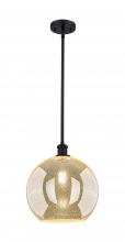 Innovations Lighting 516-1S-BK-G128-12 - Athens - 1 Light - 12 inch - Matte Black - Mini Pendant