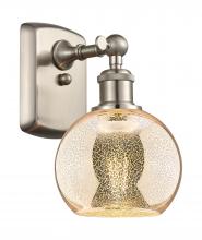 Innovations Lighting 516-1W-SN-G128-6 - Athens - 1 Light - 6 inch - Brushed Satin Nickel - Sconce